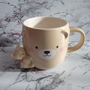 Starbucks Taiwan 2021 mommy * bear ceramic mug 12oz